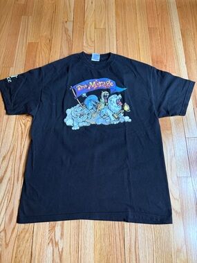 Vintage 80's The Mirage Black Graphic T-Shirt /Kick Some Tail XL